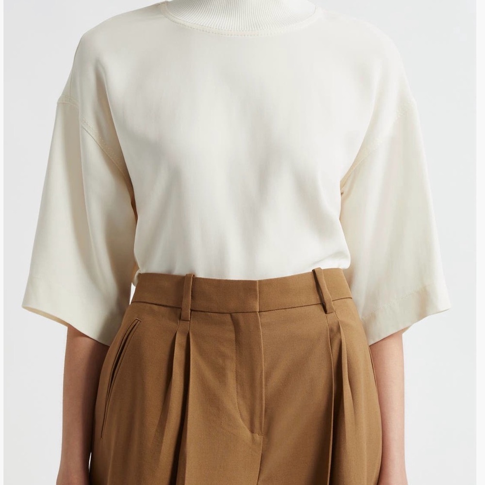 Reiss Amaya Mock Neck Top knit top NWT